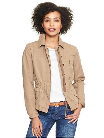 Gap Utility Jacket - Dark Khaki
