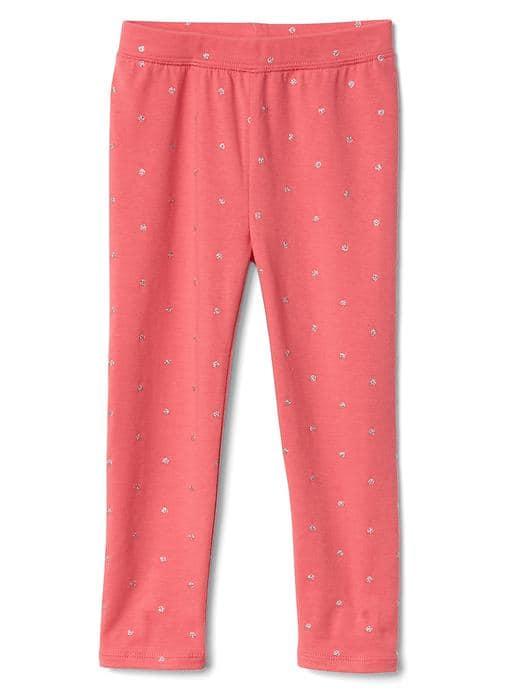 Gap Print Stretch Jersey Leggings - Pink Shimmer