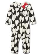 Gap Heart Struck Bow One Piece - Heart Print