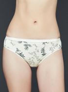 Gap Women High Cut Stripe Bikini - Botanical Spr Milk