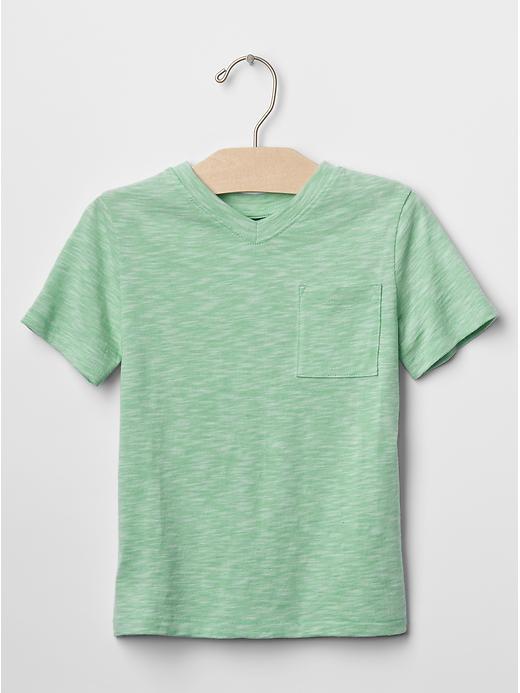 Gap Pocket V Neck Tee - Jamaica Green
