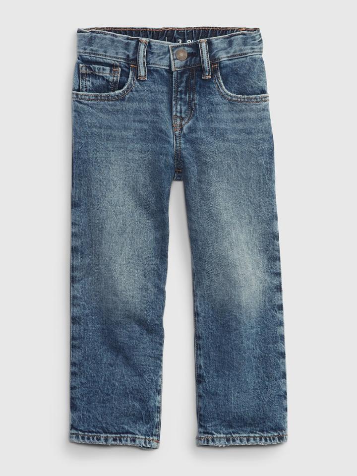 Toddler '90s Loose Organic Denim Jeans With Washwell