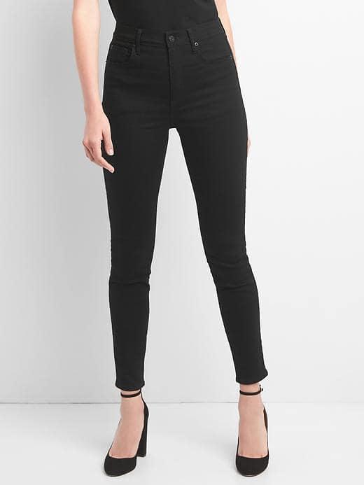 Gap Women Super High Rise True Skinny Jeans - Black