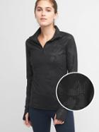Gap Sculpt Compression Half Zip - Black Camo