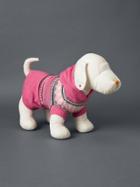 Gap Women Fair Isle Dog Sweater - Shocking Pink