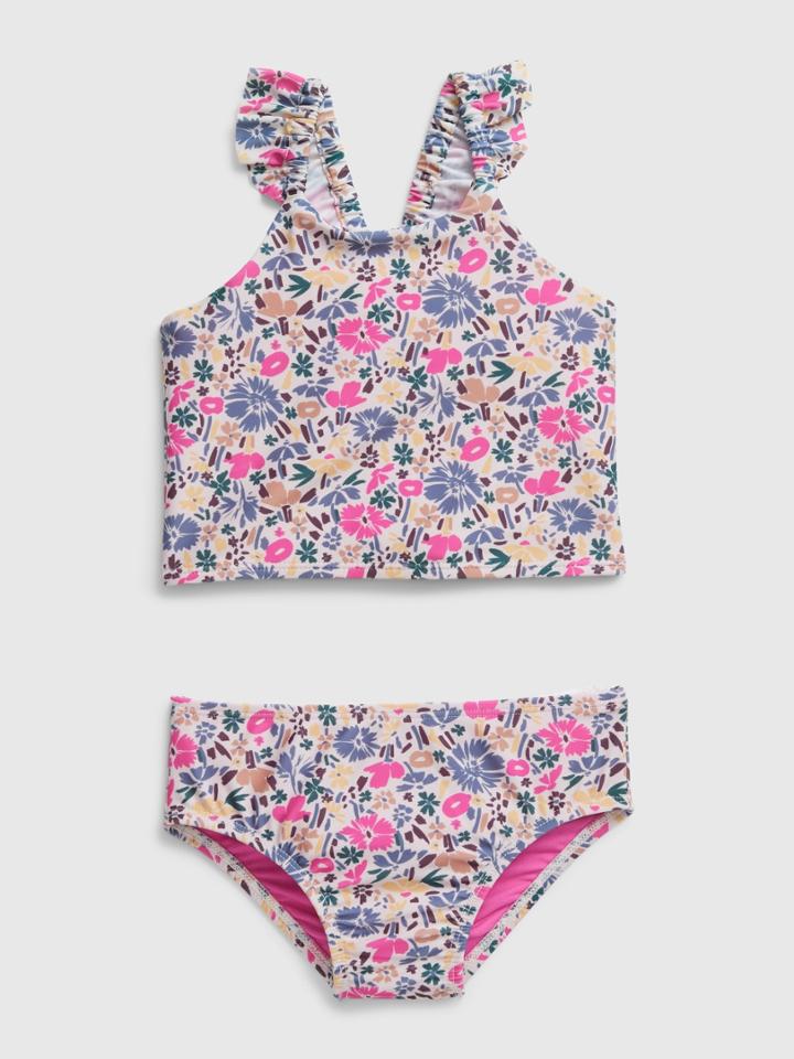 Toddler Recycled Floral Swim Two-piece