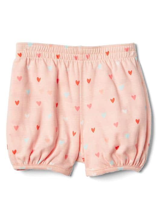 Gap Reversible Bubble Shorts - Pink Cameo