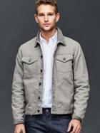 Gap Men 1969 Canvas Denim Jacket - Oxide Grey