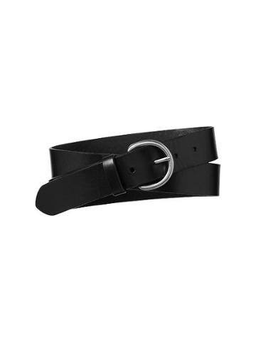 Gap Clean Leather Belt - True Black