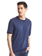 Gap Men Triblend Tee - Navy Heather