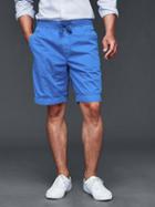Gap Men Paperweight Jogger Shorts 10 - Blue Allure