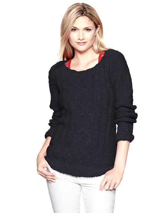 Gap Diamond Cable Crew Sweater