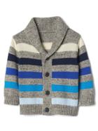 Gap Stripe Shawl Cardigan - Multi Stripe
