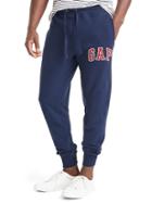 Gap Men French Terry Logo Joggers - Tapestry Navy