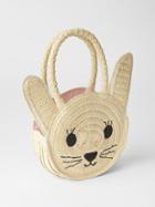Gap Straw Bunny Tote - Natural