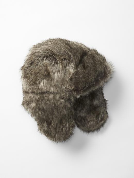 Gap Furry Trapper Hat - Natural