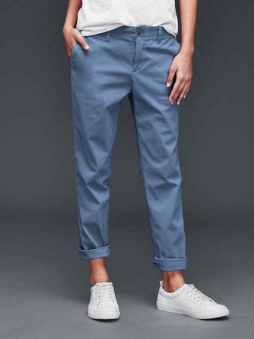 Gap Women Girlfriend Chino - Blue Chill