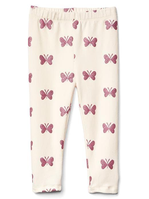 Gap Print Soft Terry Leggings - Butterfly