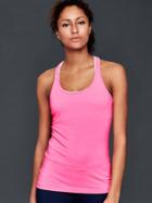Gap Women Gapfit Breathe Racerback Tank - Neon Double Pink
