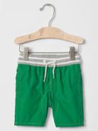 Gap Pull On Jogger Shorts - Green Heath