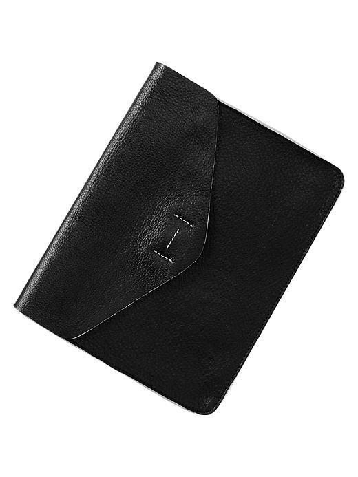 Gap Leather Envelope Clutch - Black