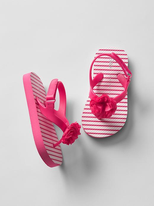 Gap Flower Stripe Flip Flop - Summer Azalea