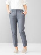 Gap Slim Cropped Pants - Blue Grey