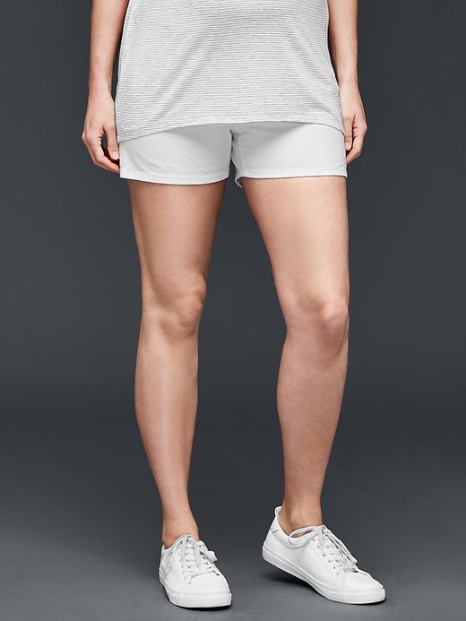 Gap Authentic 1969 Inset Panel Denim Summer Shorts - White