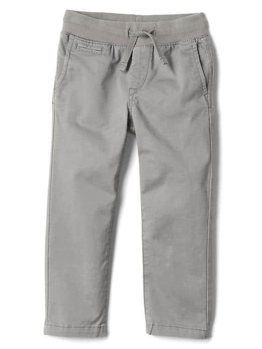 Gap Pull On Twill Pants - Peak Grey