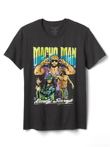 Gap Men Short Sleeve Graphic Tee - Macho Man
