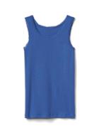 Gap Lace Trim Tank - Belle Blue