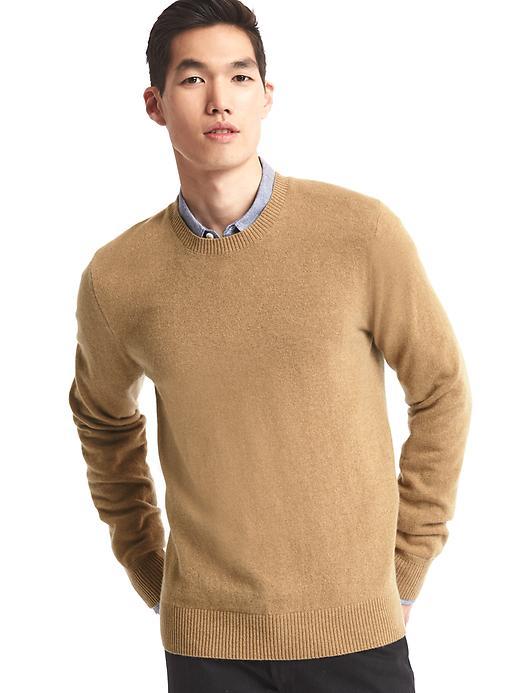 Gap Men Cashmere Crew Sweater - Camel