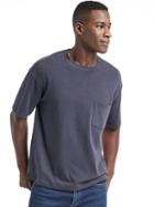 Gap Men Heavyweight Crewneck Pocket Tee - Dark Indigo