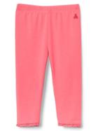 Gap Lace Trim Leggings - Sassy Pink