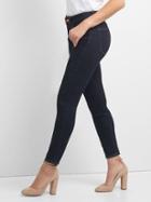 Gap Women Mid Rise Curvy True Skinny Jeans - Rinsed Denim