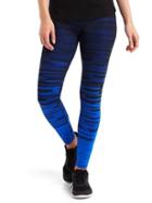 Gap Women Gfast Ombre Print Leggings - Indigo Fast Stripe Ombre