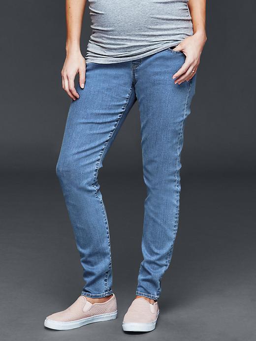 Gap Stretch 1969 Full Panel True Skinny Jeans - Medium Indigo