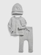Baby Ribbed 3-piece Outfit Set