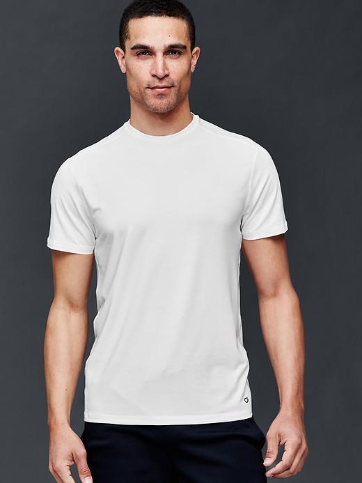 Gap Men Gapfit Breathe Crewneck T Shirt - White