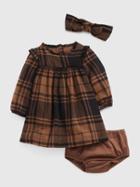 Baby Plaid Dress Set