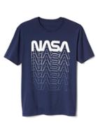 Gap Men Short Sleeve Graphic Tee - Nasa Ombre