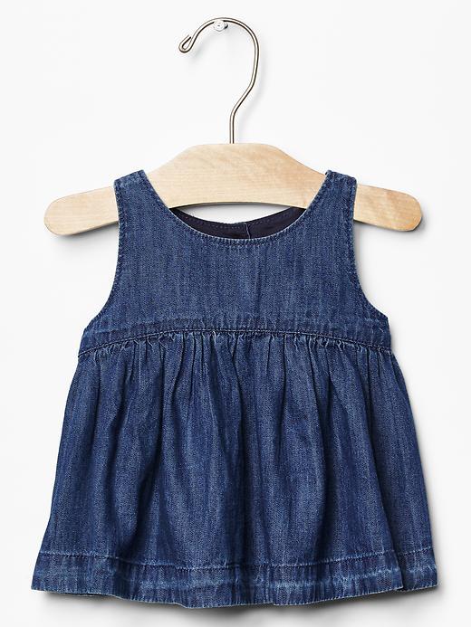 Gap 1969 Chambray Tank Top - Medium Chambray