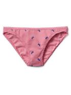 Gap Women Lace Trim Skinny Bikini - Hummingbird Pink