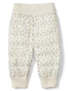Gap Pull On Printed Puffer Pants - Ivory Frost