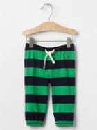 Gap Rear Pocket Pants - Green Stripe