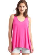 Gap Women Drapey Swing Tank - Royal Fuchsia
