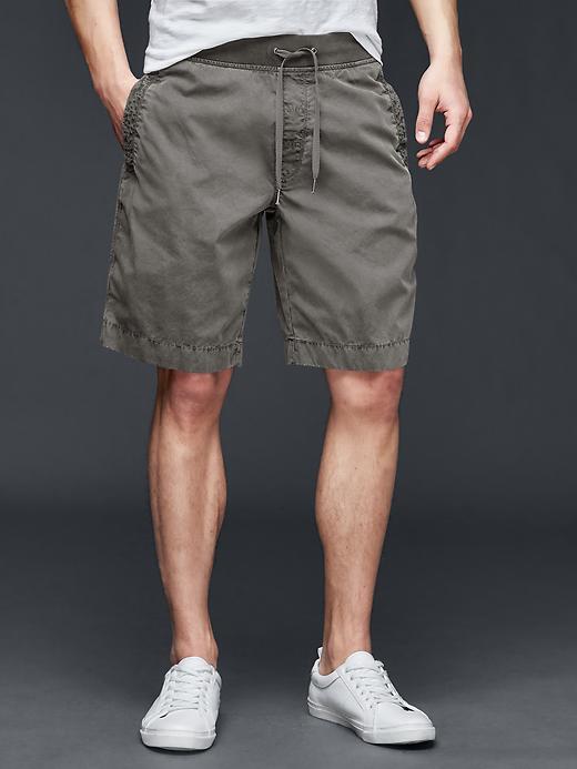 Gap Men Paperweight Jogger Shorts 10 - Shadow