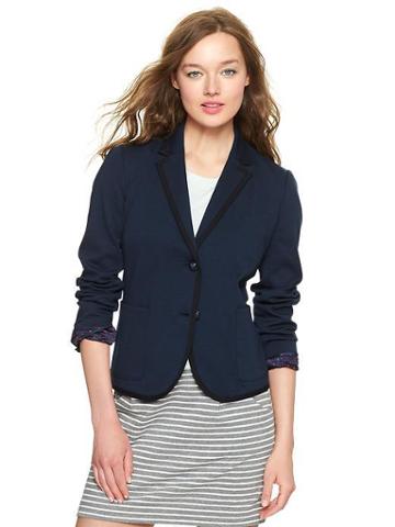 Gap Ponte Academy Blazer - Navy