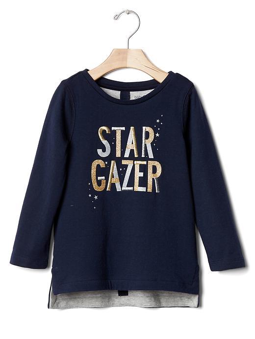 Gap Embellished Star Gazing Tee - New Navy
