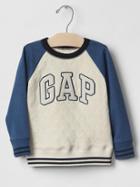 Gap Quilted Logo Sweatshirt - Soft Ivory